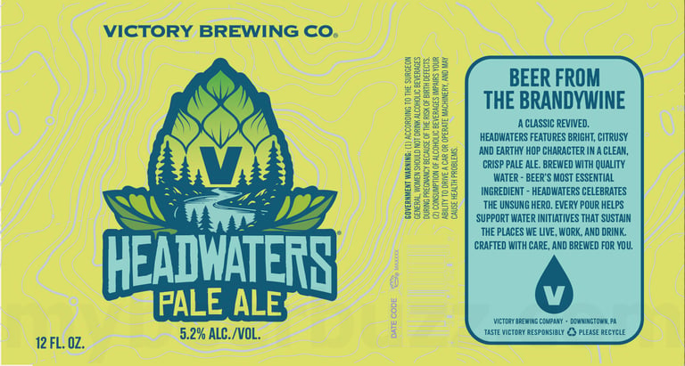 2025 Victory Headwaters Pale Ale 12oz Cans