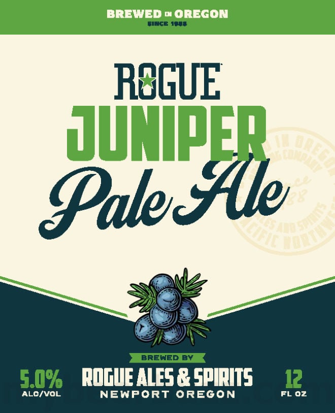 2025 Rogue Juniper Pale Ale 12oz Bottles