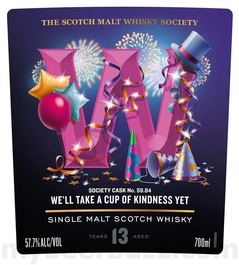 2025 Society Cask No 59.84 700ml Bottles.