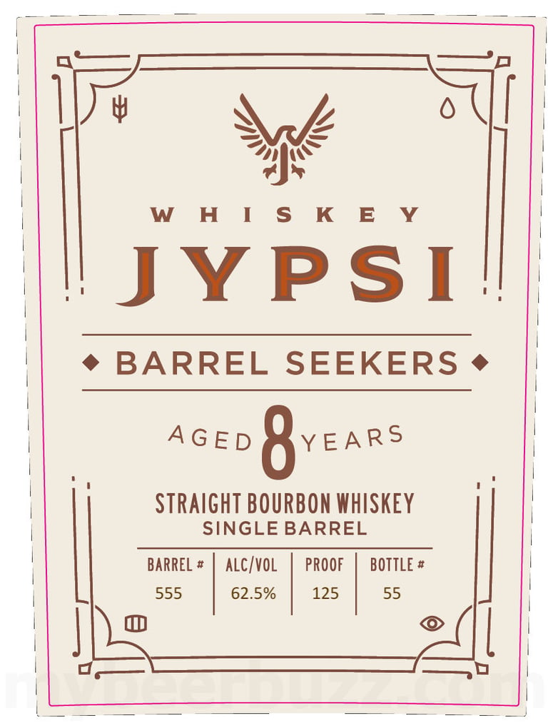 2025 Whiskey Jypsi 8 Year 750ml Bottles