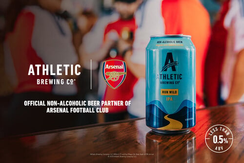 Athletic Brewing Arsenal Partnerships