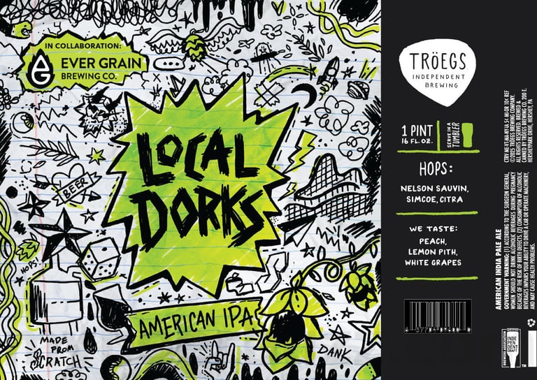 2025 Tröegs Local Dorks 16oz Cans