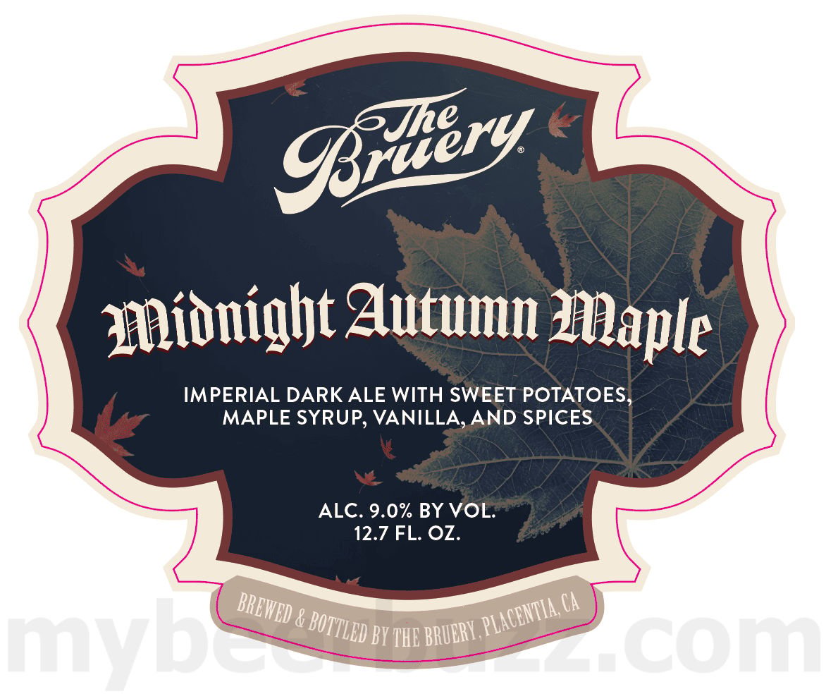 2025 The Bruery Midnight Autumn Maple 12.7oz Bottles