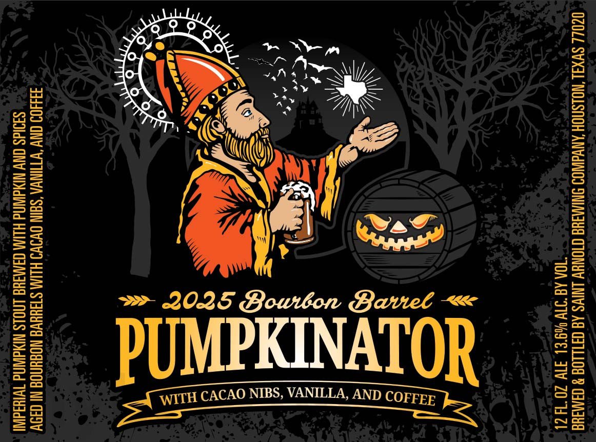 2025 Saint Arnold Boubon Barrel Pimpkinator 12oz Bottles
