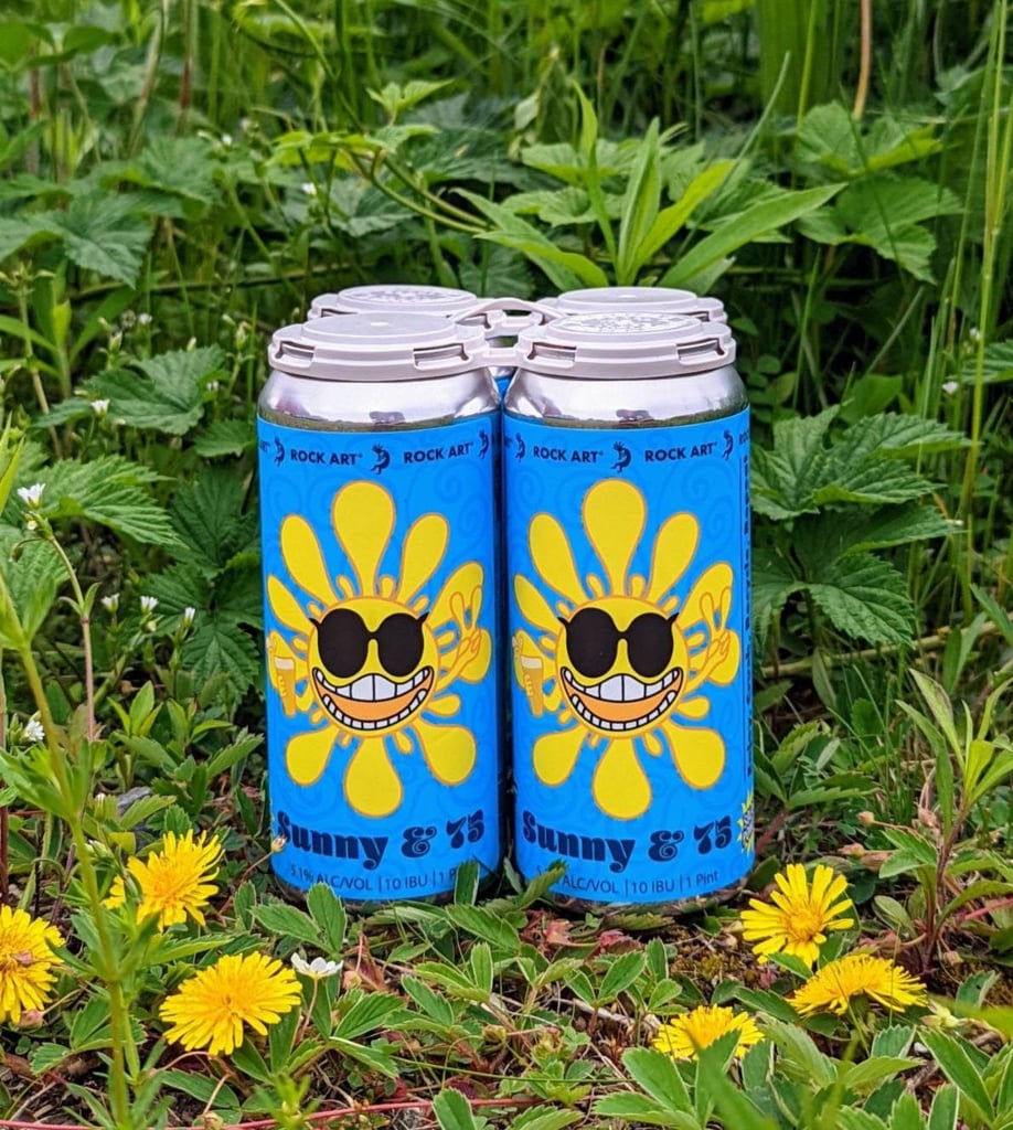 Rock Art Brewery Releasing Sunny & 75 Cans
