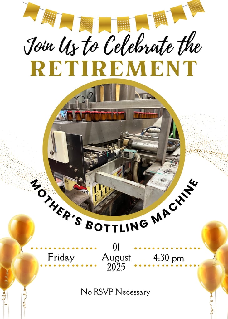 Mother’s Brewing Retiring Their Bottling Machine