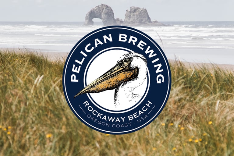 Pelican Rockaway Beach Logo