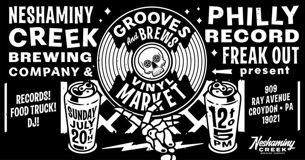 Grooves & Brews Vinyl Market at Neshaminy Creek Brewing 