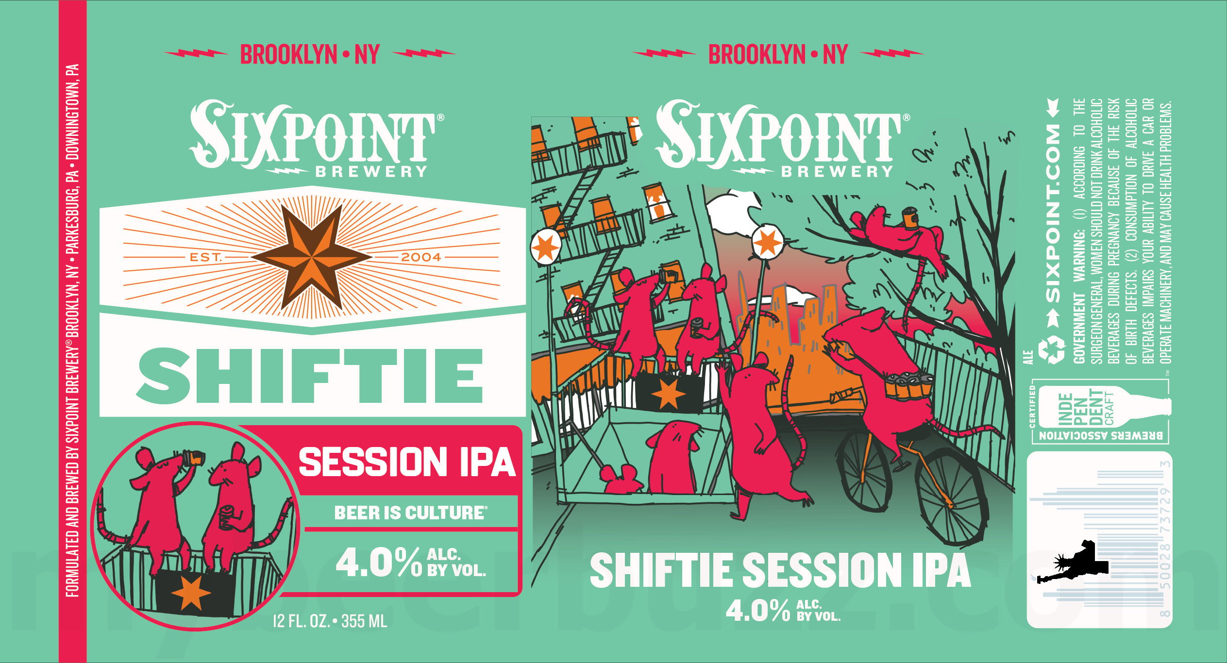 2025 Sixpoint Shiftie 12-oz Cans