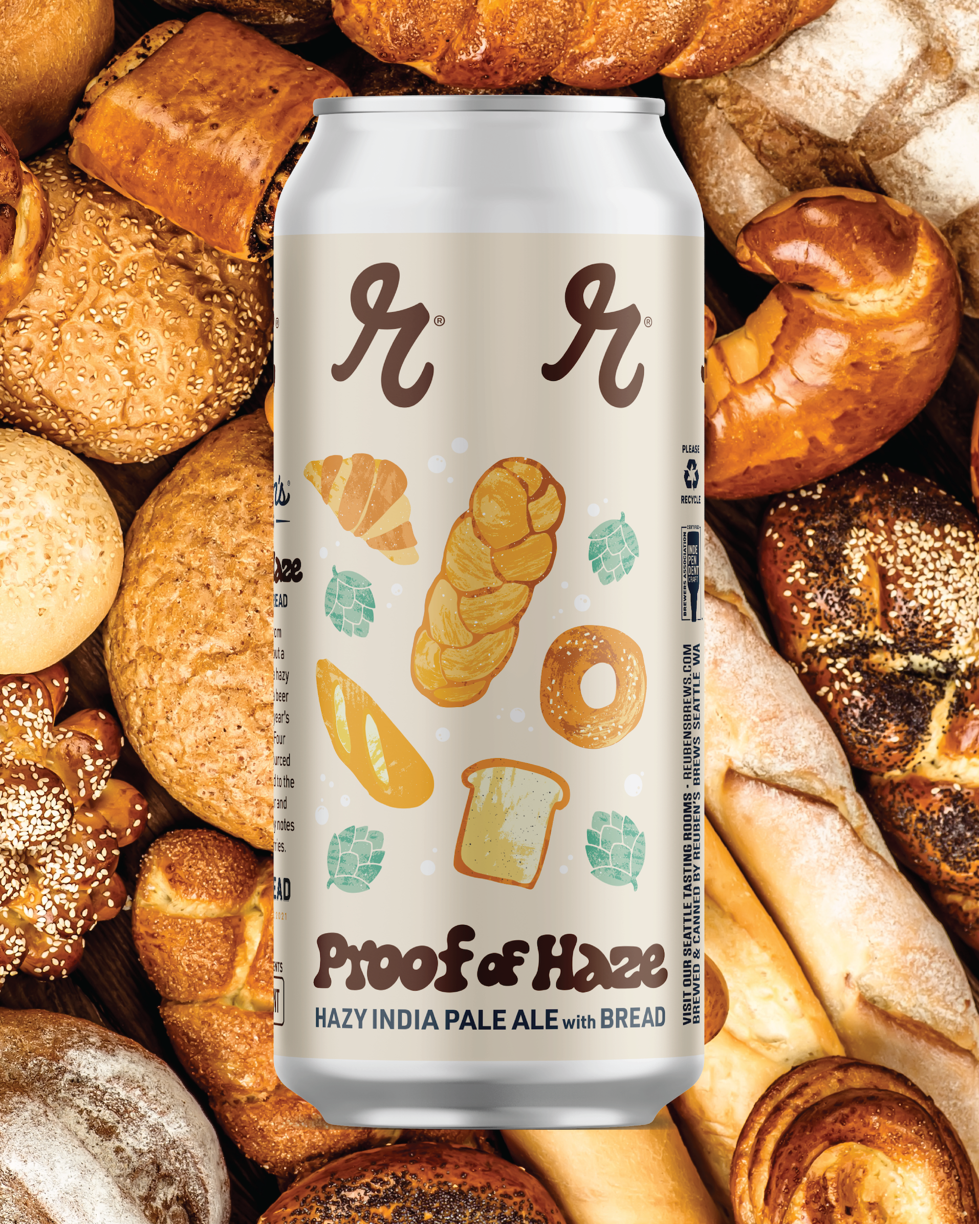 2025 Reuben's Brews Proof Of Haze 16oz Cans