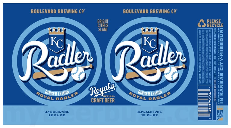 Boulevard Brewing Royal Radler 12oz Cans
