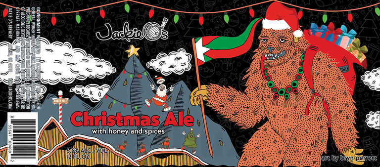 2025 Jackie O's Christmas Ale 12-oz Cans