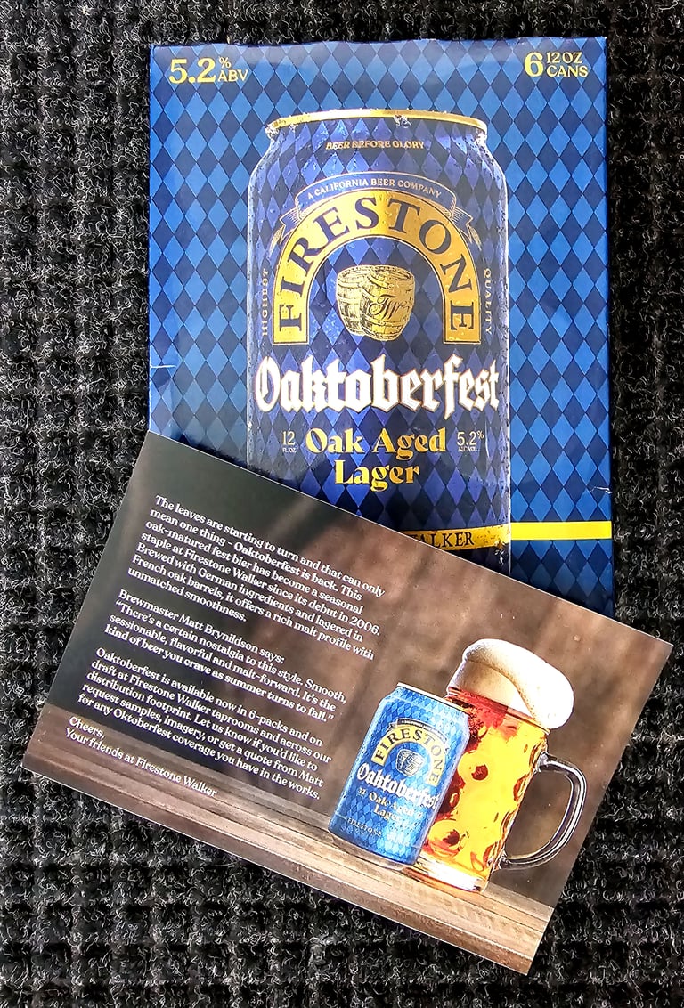 2026 Firestone Walker Oaktoberfest Sampling