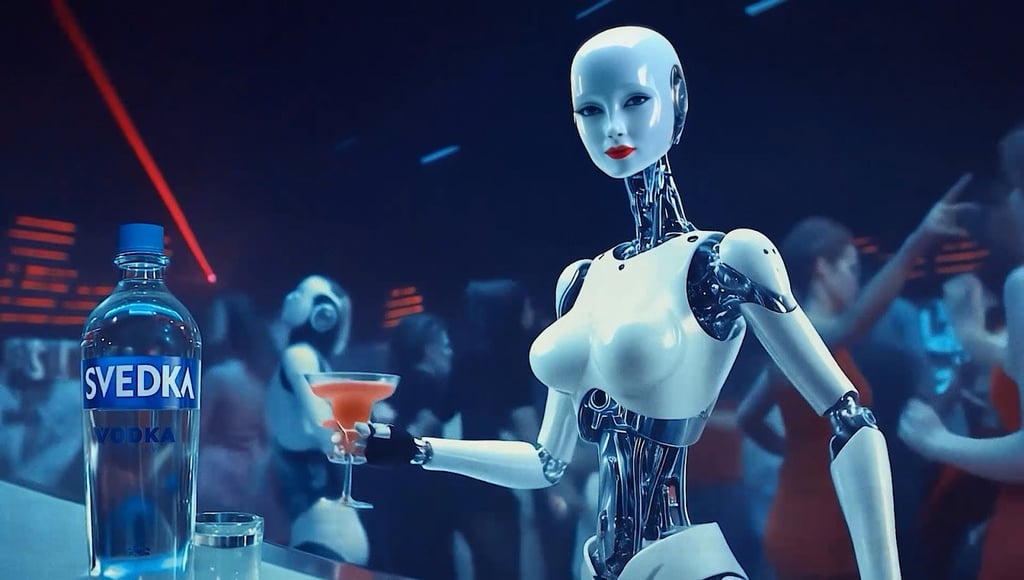 The SVEDKA Robot Is Back — and She’s Picking Up the Bar Tab