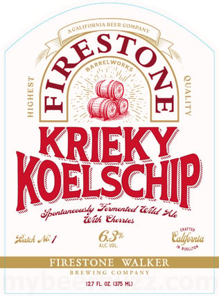 Firestone Walker Barrelworks Krieky Koelschip 12.7oz Bottles