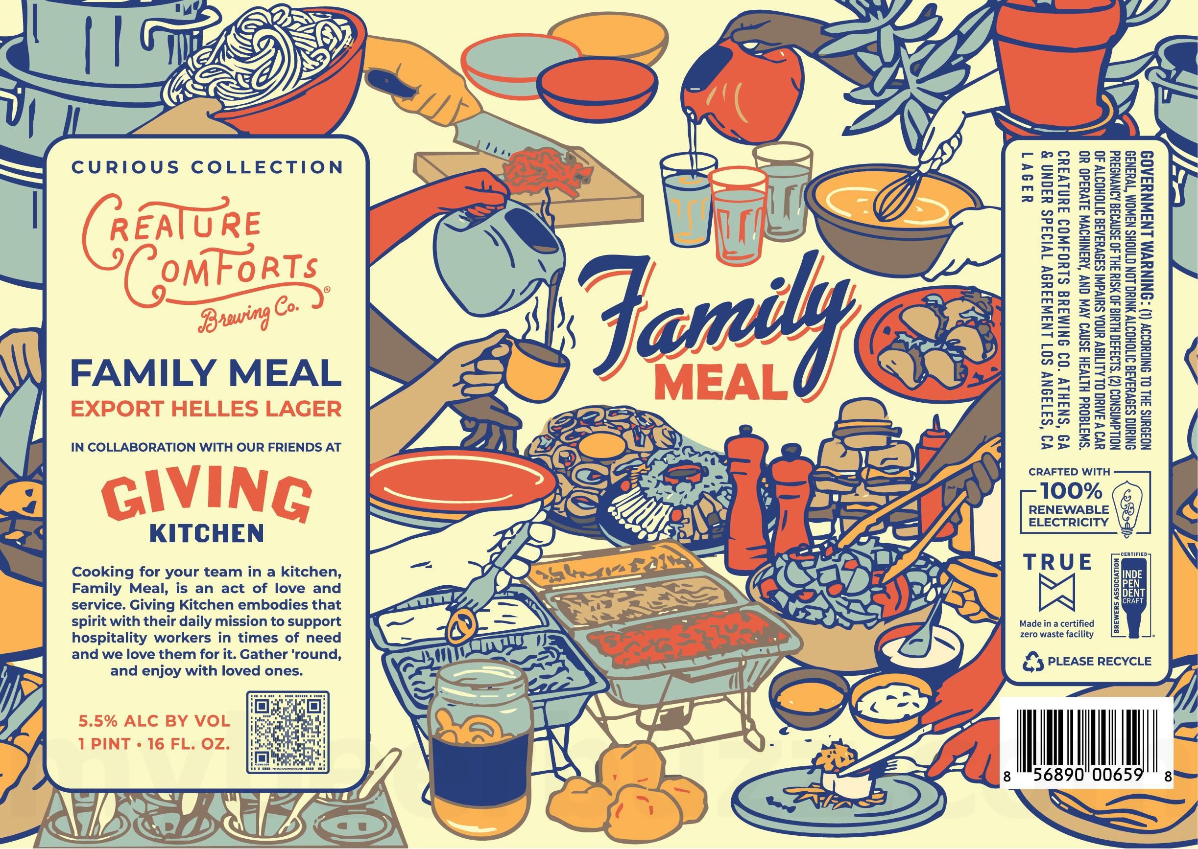 2025 Creature Comforts Family Meal 16-oz Cans