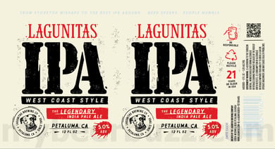 Lagunitas Adding IPA West Coast Style Cans
