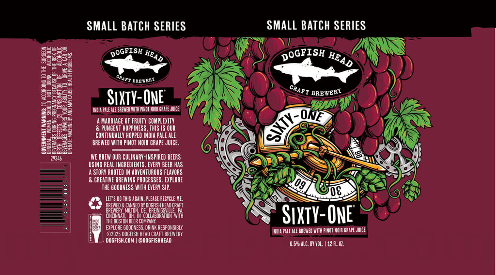 Dogfish Head Sixty-One Returning In Small Batch Series Cans