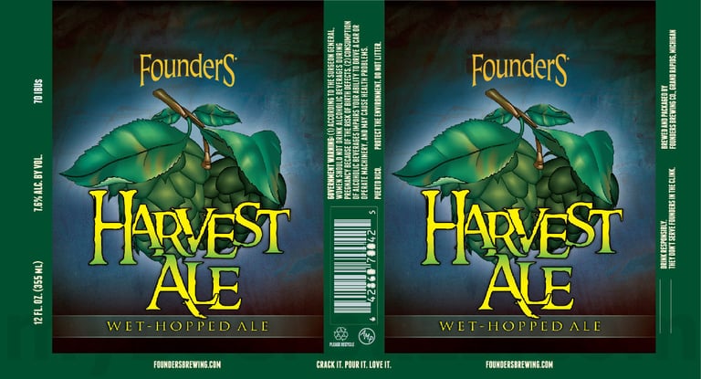 2025 Founders Harvest Ale 12oz Cans