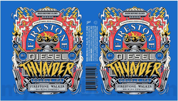 2025 Firestone Walker Diesel Thunder 12oz Cans