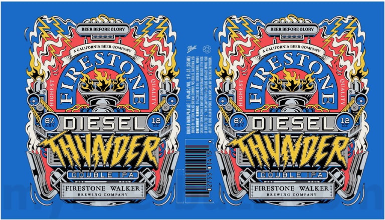 2025 Firestone Walker Diesel Thunder 12oz Cans