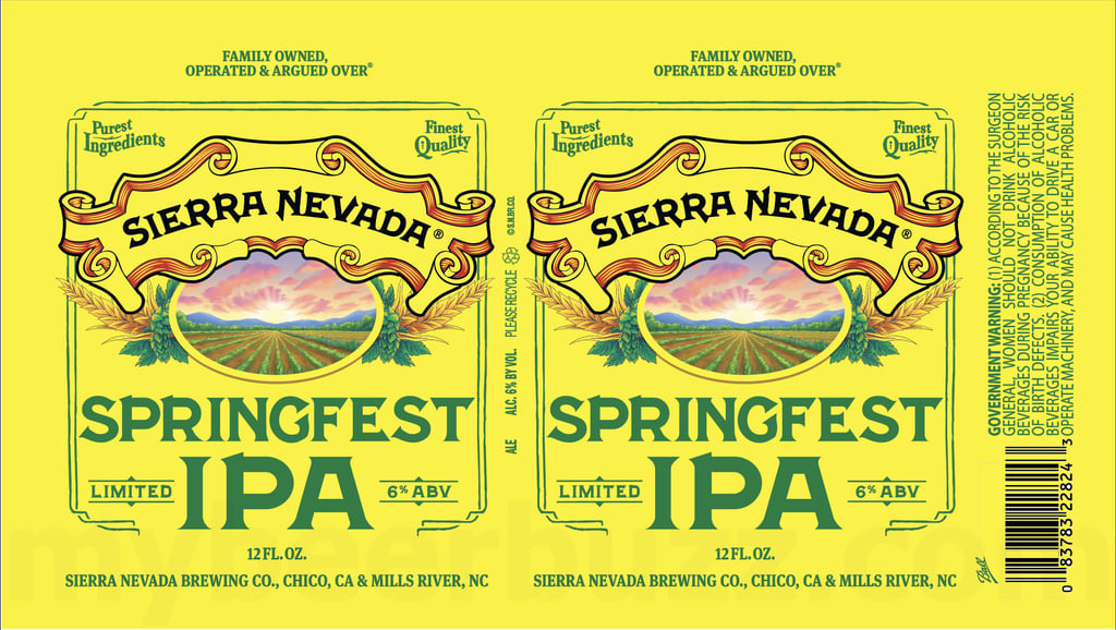 Sierra Nevada Brewing Adding Springfest IPA Cans