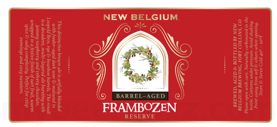 2025 New Belgium Barrel-Aged Frambozen Reserve 375ml Bottles