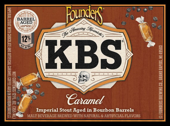 2025 Founders KBS Caramel 12oz Bottles