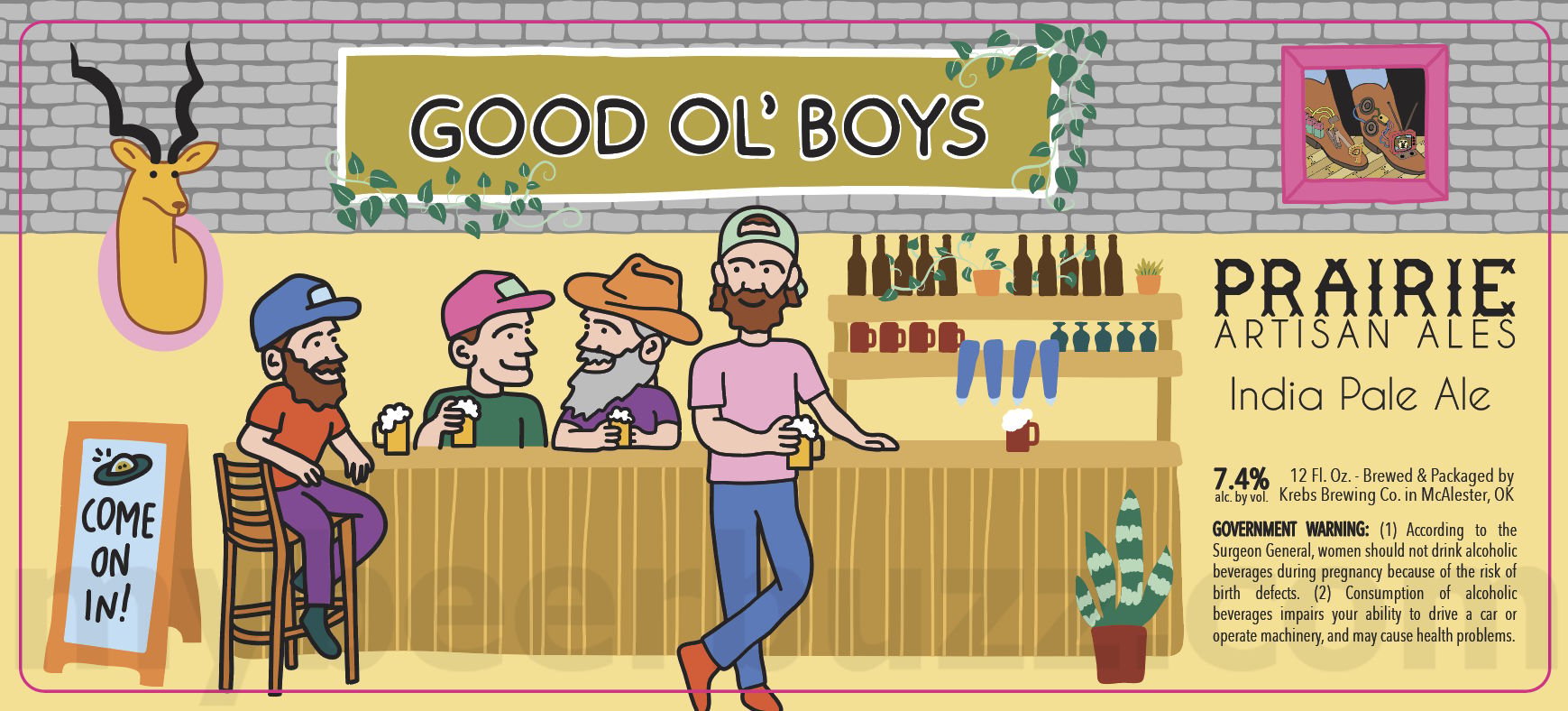 2025 Prairie Good Ol' Boys 12oz Cans