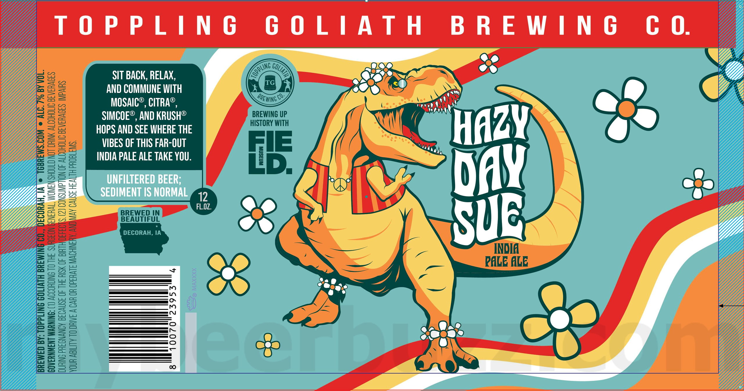 2025 Toppling Goliath Hazy Day Sue 12oz Cans