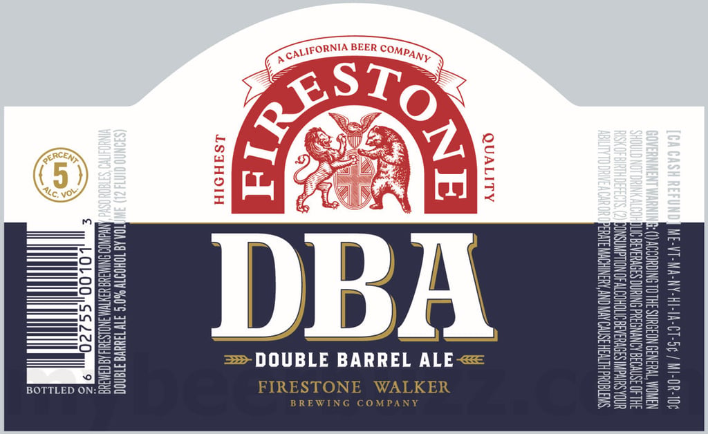 Firestone Walker Updating DBA Bottles