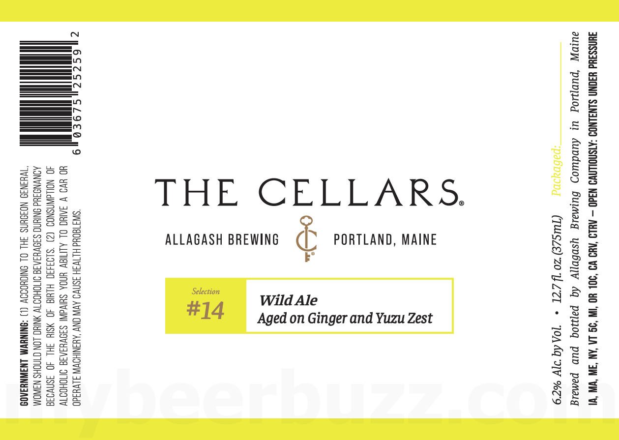 2025 Allagash The Cellars #14 12.7oz Bottles