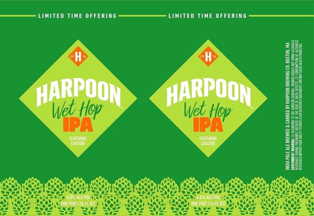 Harpoon Adding 2025 Wet Hop IPA Cans