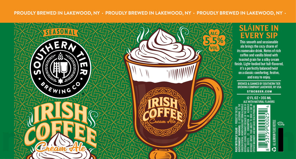 Southern Tier Brewing Adding Irish Coffee Cream Ale Cans