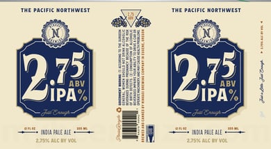 Ninkasi Adding 2.75% ABV IPA Cans
