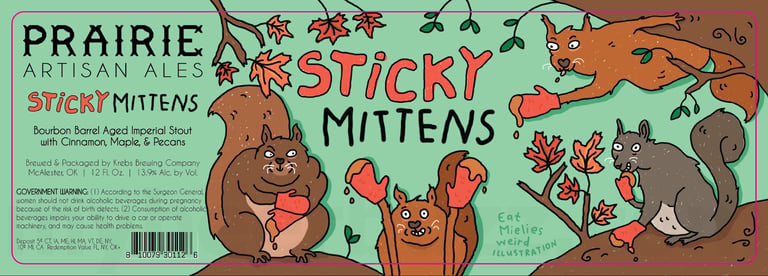 2025 Prairie Artisan Ales Sticky Mittens 12oz Cans