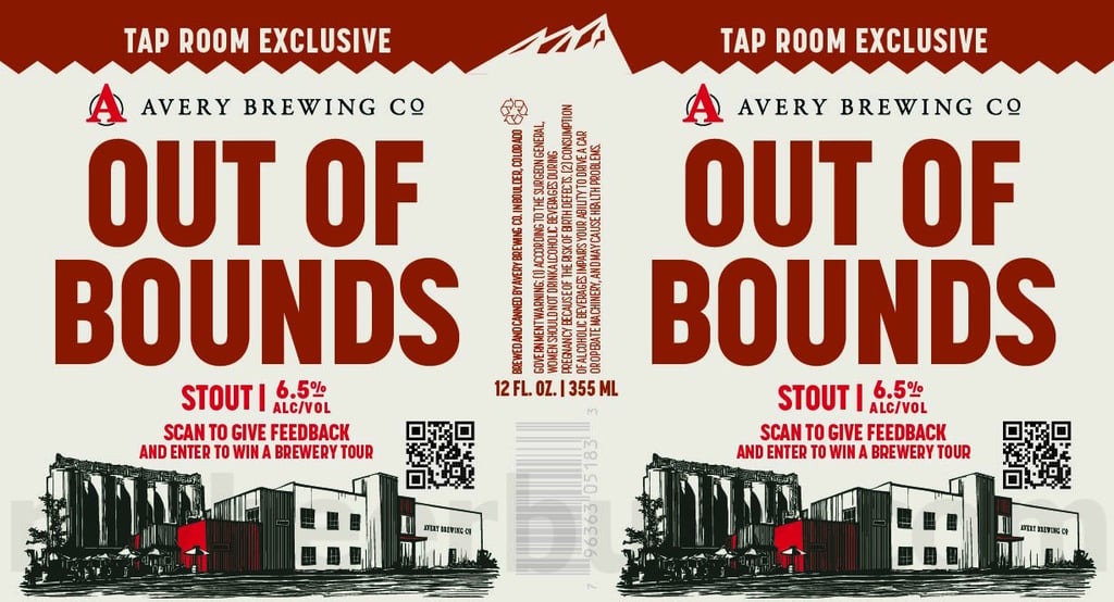 Avery Out Of Bounds Stout Returning In New 12oz Cans