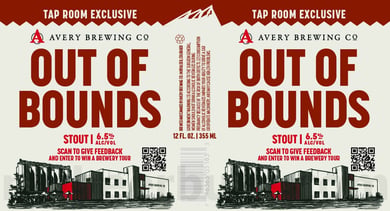 Avery Out Of Bounds Stout Returning In New 12oz Cans