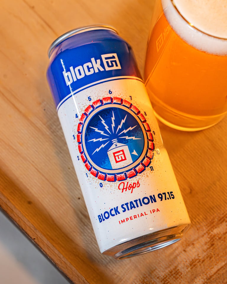 Block 15 Belmont Statiom 97.15 16oz Cans