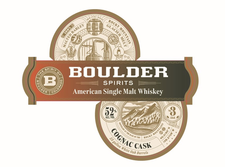 2025 Boulder Spirits Cognac Cask 750ml Bottles