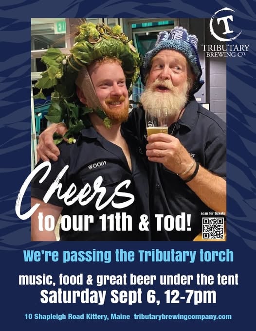Tributary Brewing Tod Mott Retirement