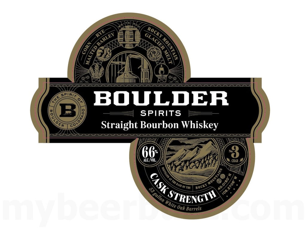 Vapor Distillery Boulder Spirits Cask Strength Straight Bourbon Whiskey