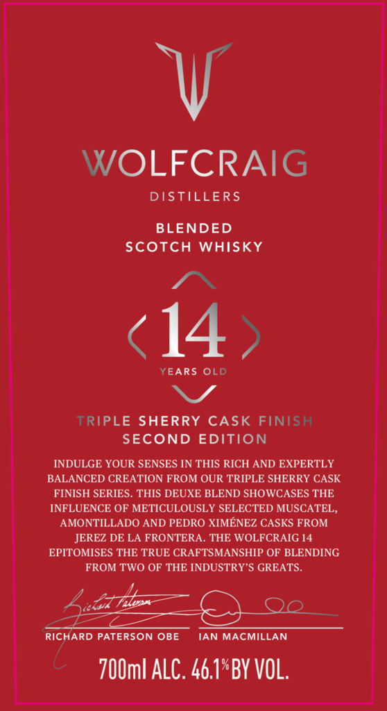 Wolfcraig Distillers 14-Year Triple Sherry Cask Finish Second Edition