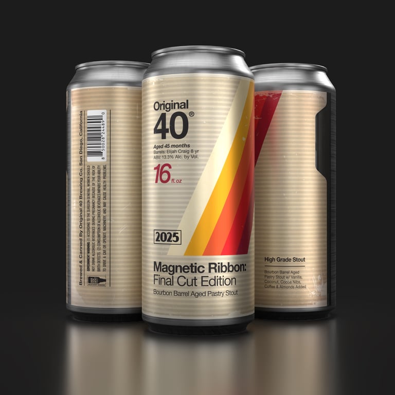 Original 40 Magnetic Ribbon: Final Cut Edition 16oz Cans