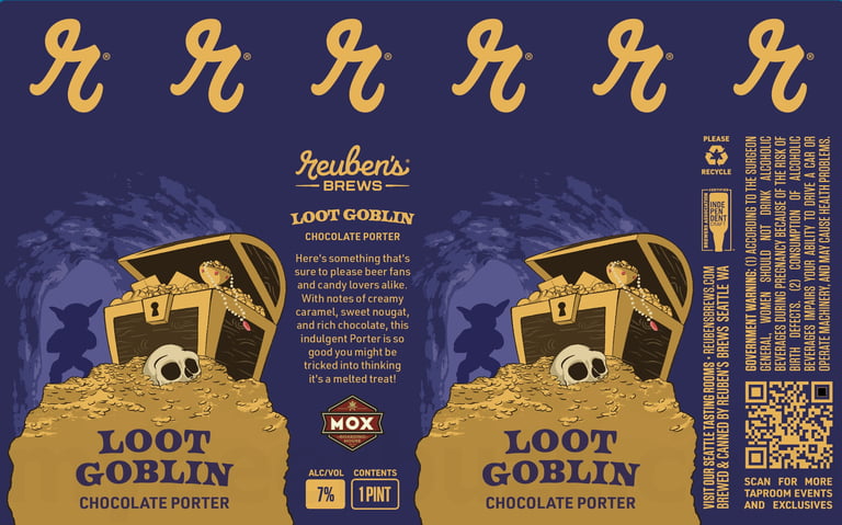 2025 Reuben's Brews Loot Goblin 16-oz Cans