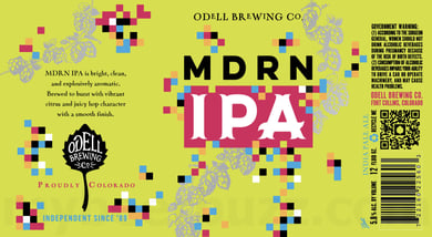 Odell Brewing Adding MDRN IPA & MDRN PILS Cans