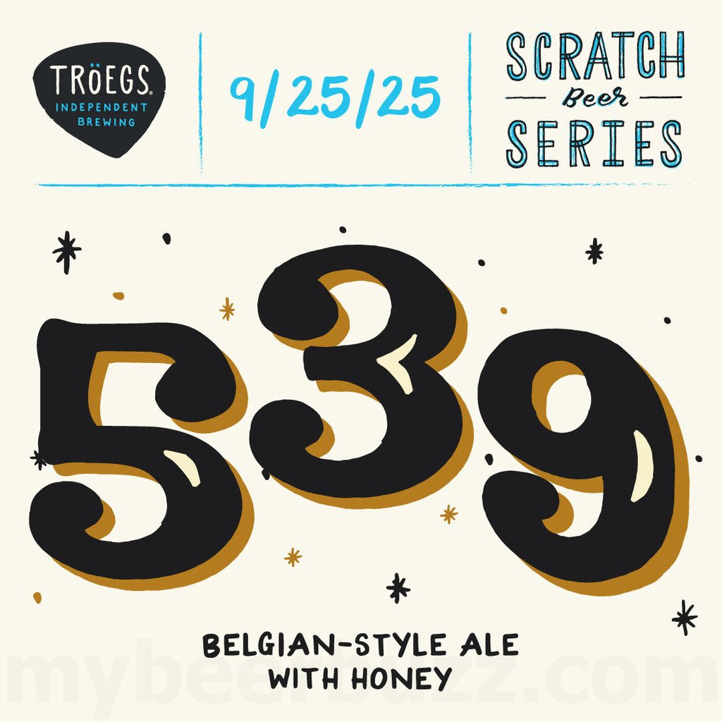 Tröegs Releasing Scratch # 539 Belgian-Style Ale With Honey