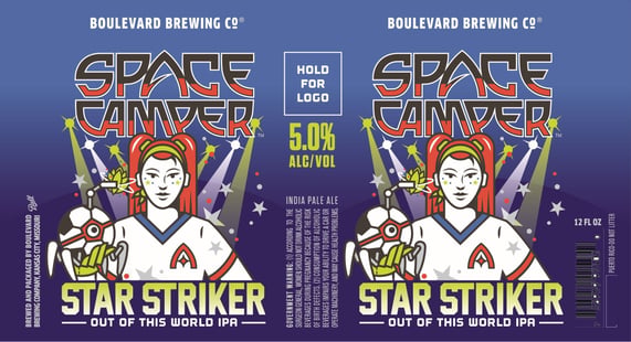 2025 Boulevard Brewing Space Camper Star Striker 12-oz Cans