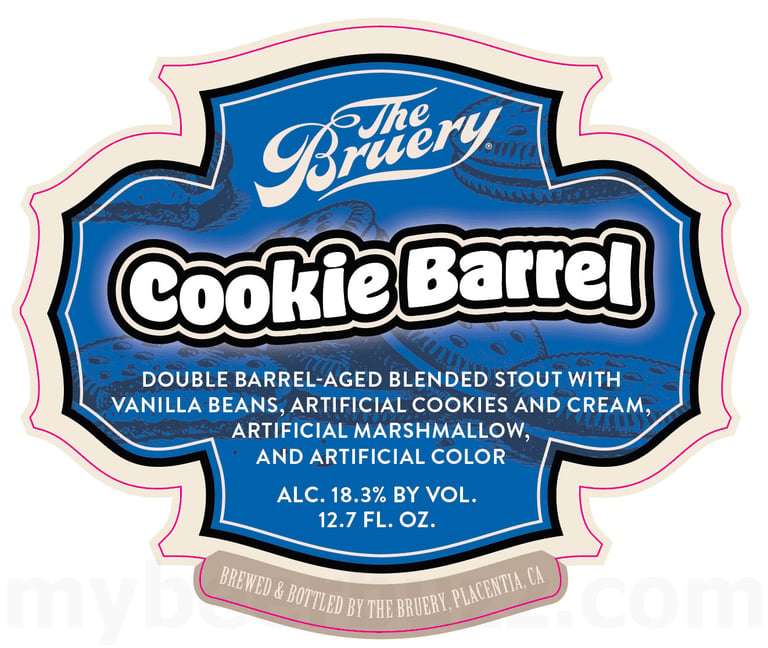 2025 The Bruery Cookie Barrel 12.7-oz Bottles