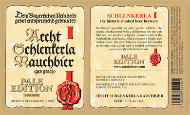 Schlenkerla Aecht Schlenkerla Rauchbier Pale Edition Coming To The U.S.